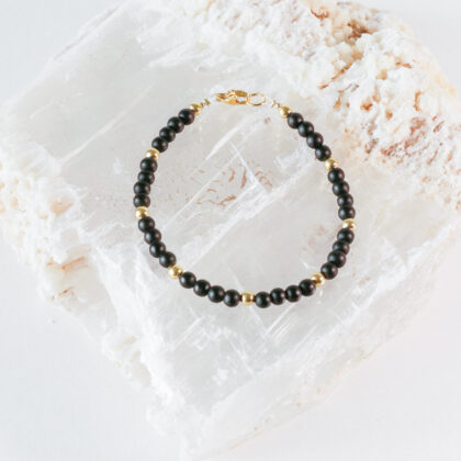 Bracelet Confiance - Onyx noir