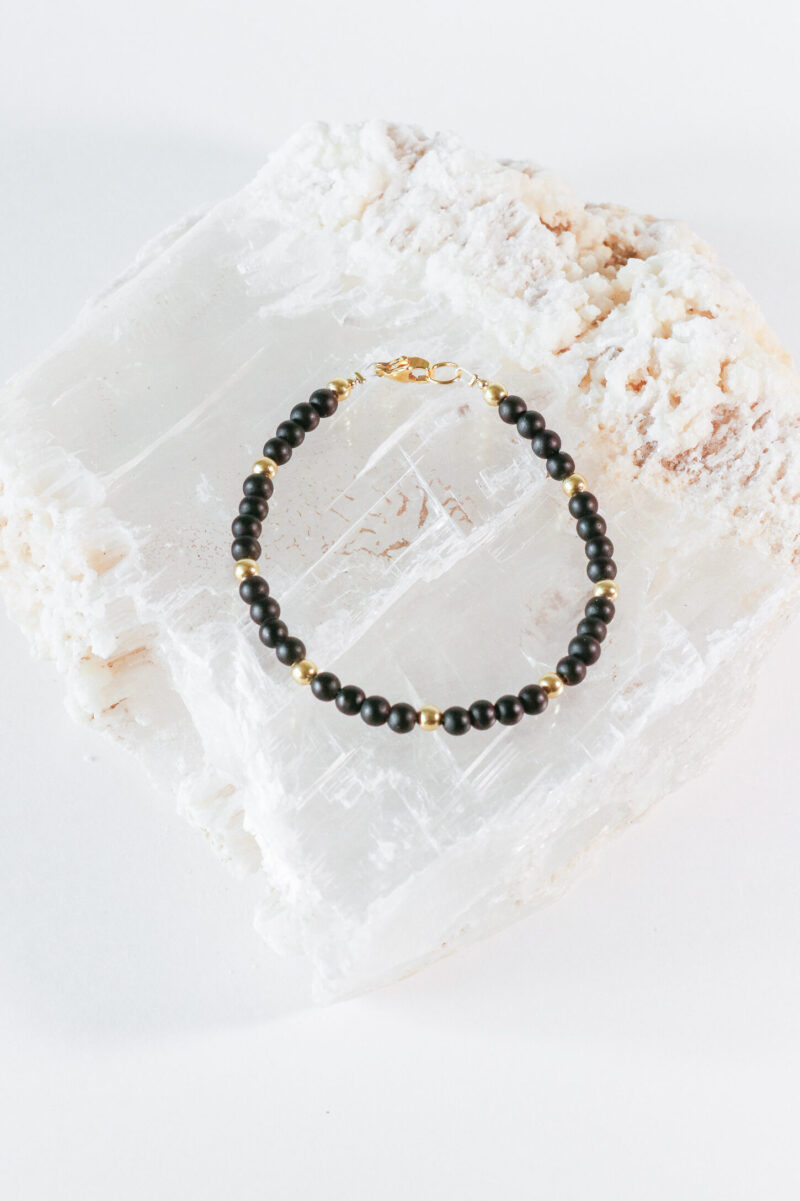 Bracelet Confiance - Onyx noir