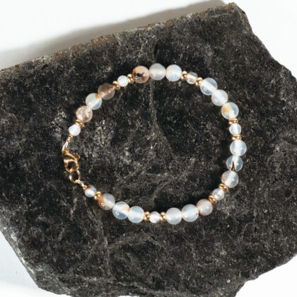 Bracelet Libération - Agate dendritique