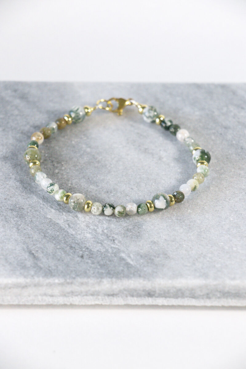 Bracelet Harmonie - Agate mousse – Image 2