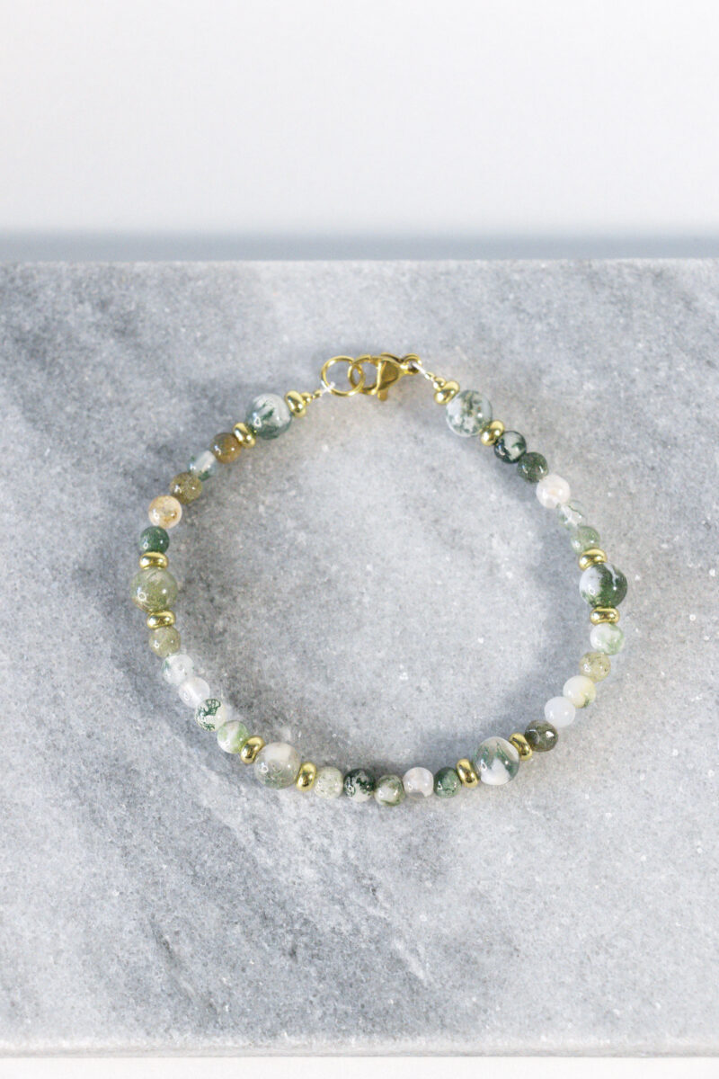 Bracelet Harmonie - Agate mousse