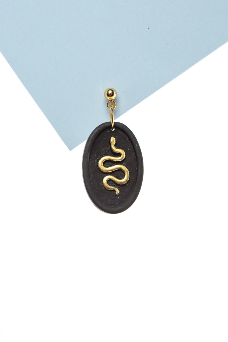 Boucles Serpent doré – Image 2