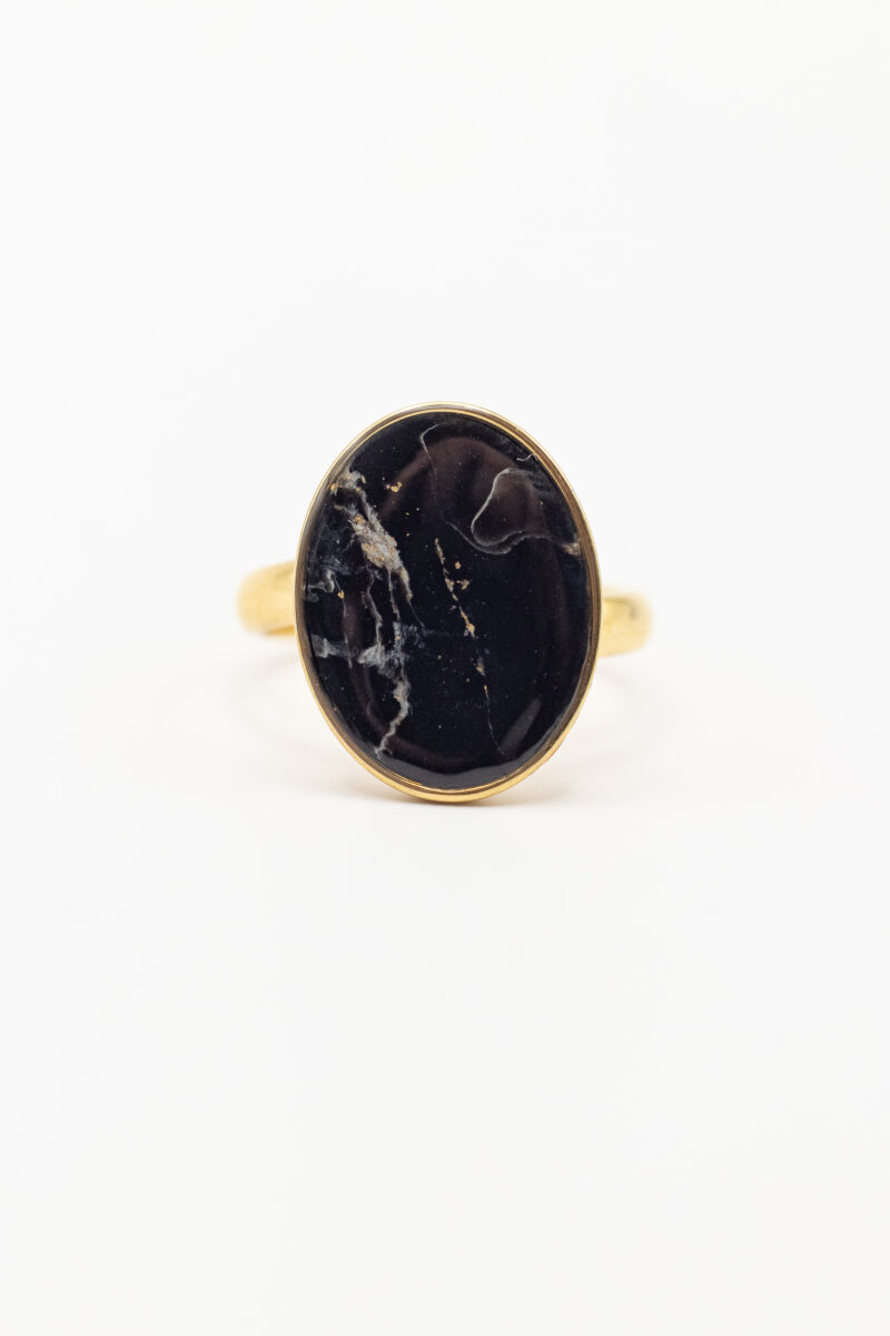Bagues Faux Marbre Noir – Image 6