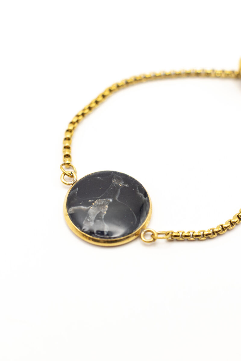 Bracelets Faux Marbre Noir – Image 3