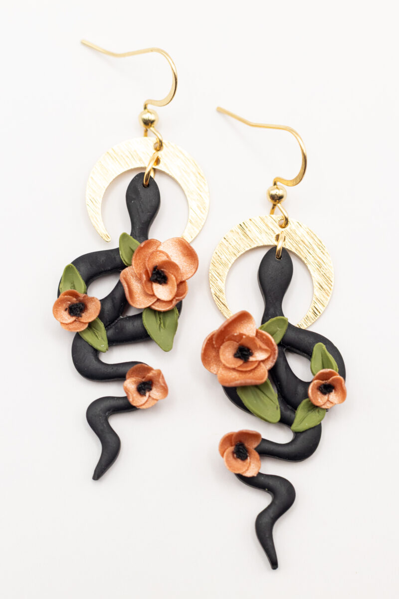 Boucles Serpent fleuri – Image 2
