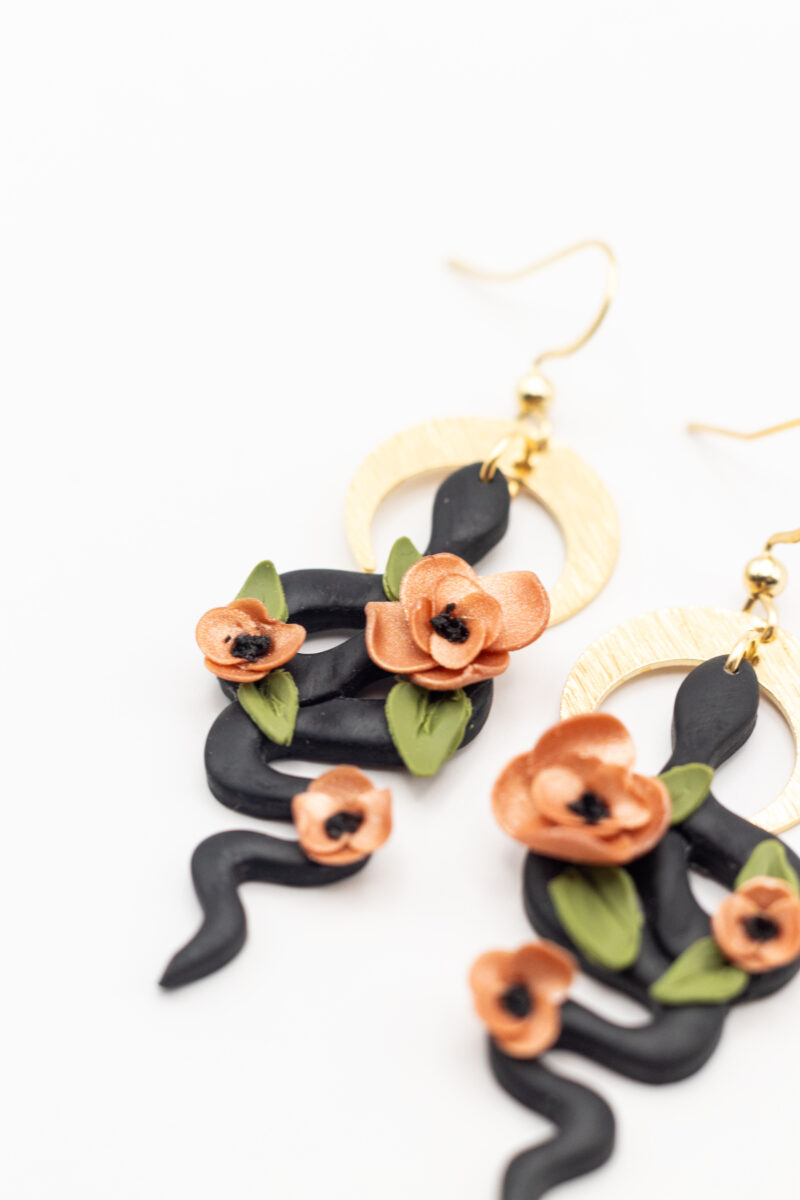 Boucles Serpent fleuri – Image 3