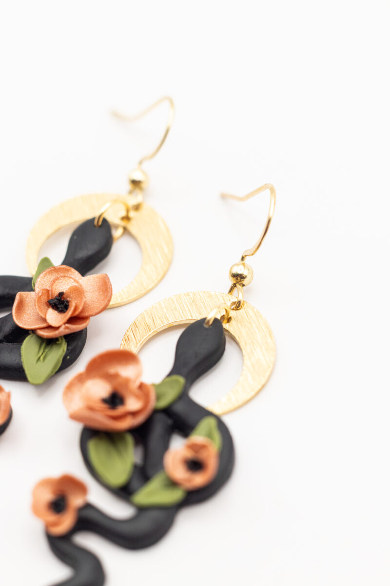 Boucles Serpent fleuri – Image 4
