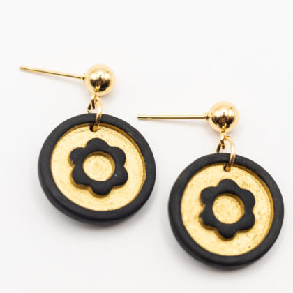 Boucles Fleur dorée