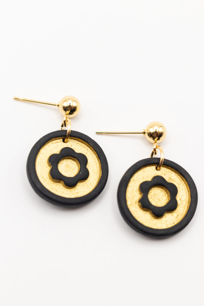 Boucles Fleur dorée