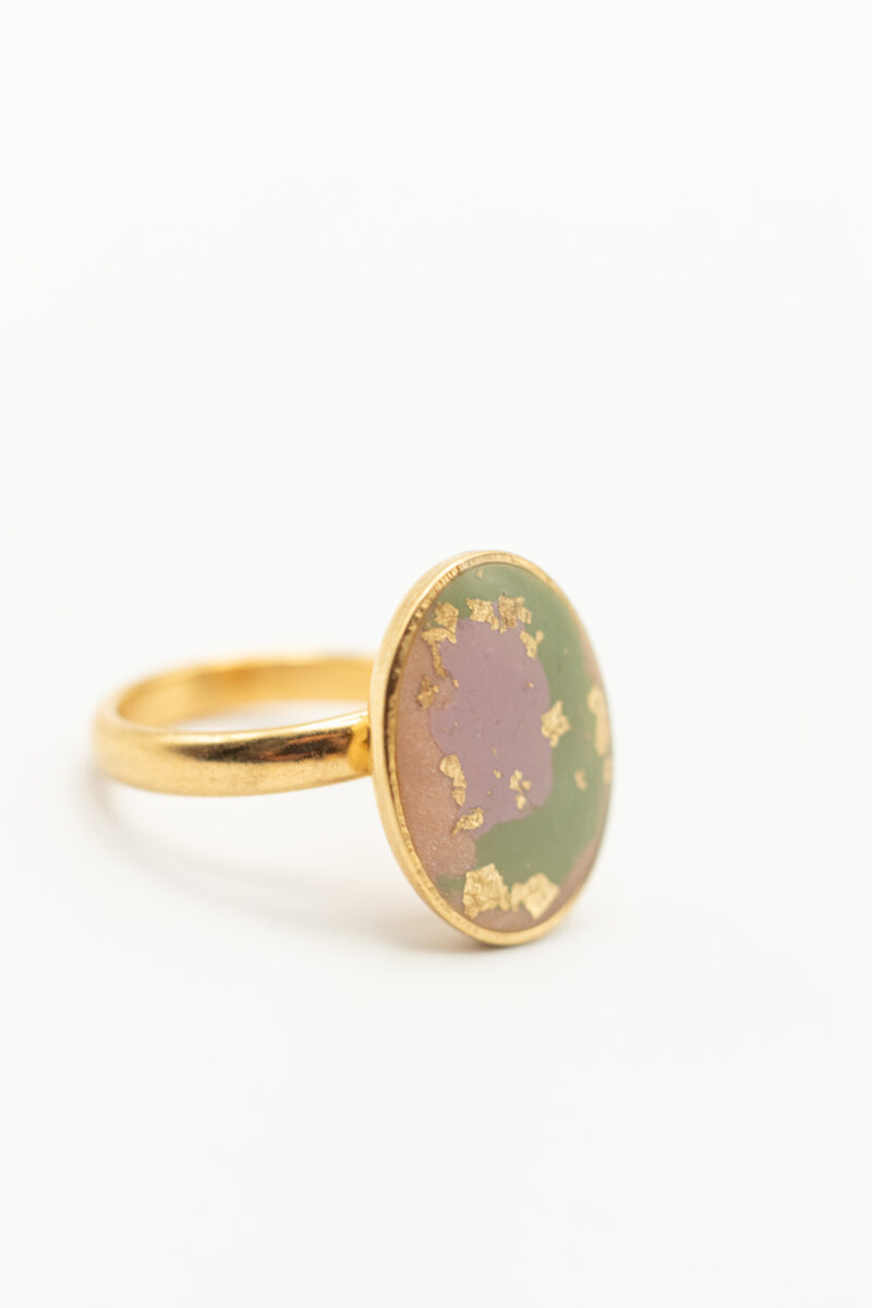 Bague Lilas et Sauge