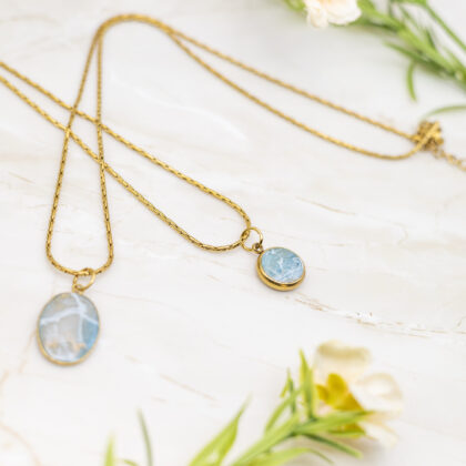 Colliers Faux Larimar