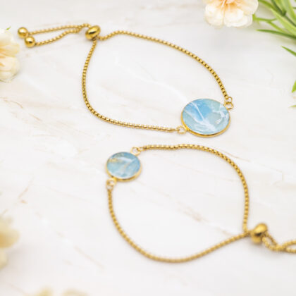 Bracelets Faux Larimar