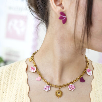 Collier charms St-Valentin