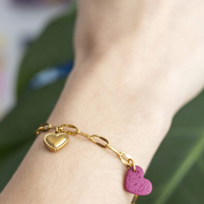 Bracelet charms St-Valentin